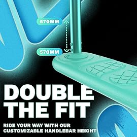 The Indo Trick Scooter - Kickstart Neon -Stunt Scooter for Teens, Kids and Adults - Indoors and Outdoors - Professionals and Beginners