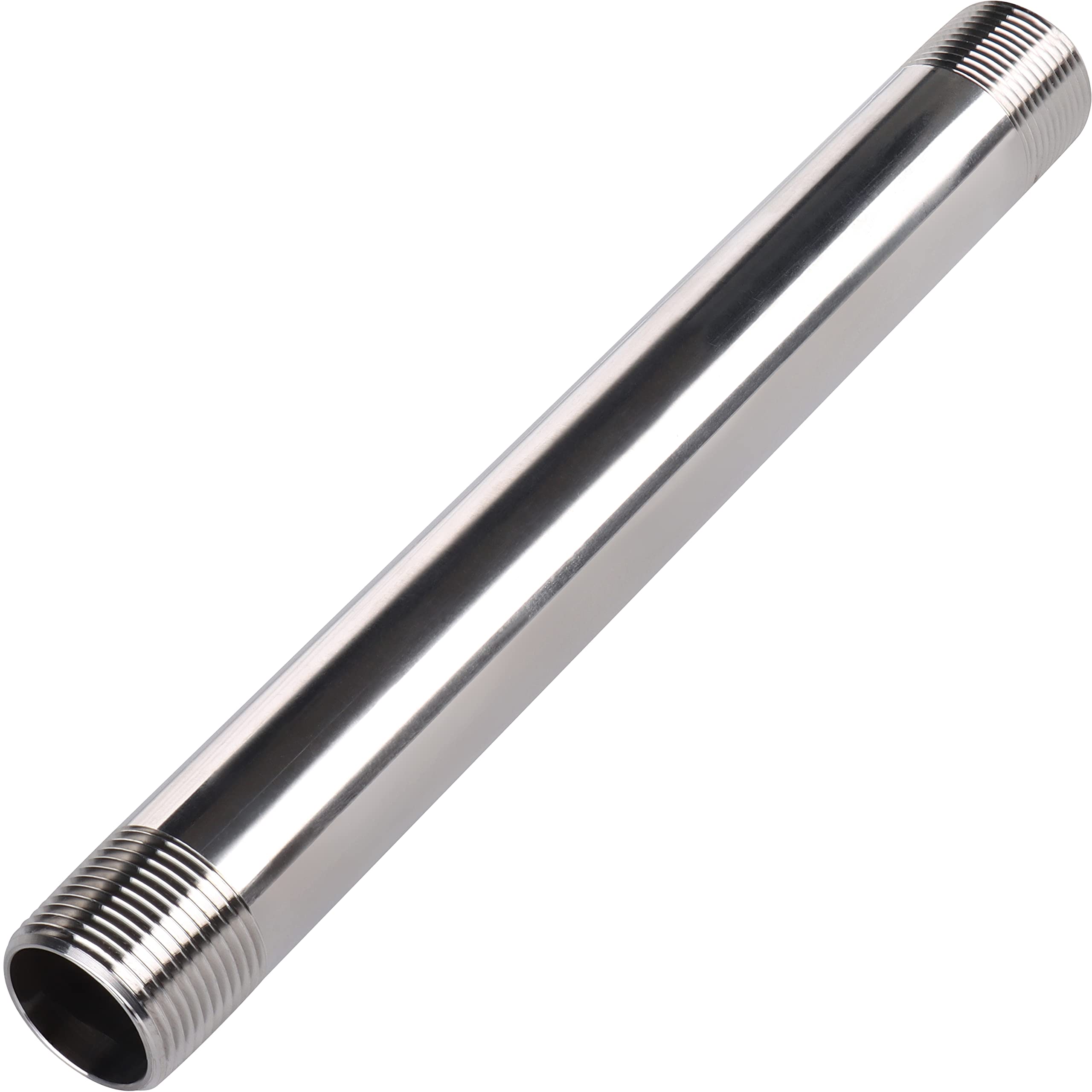 Raccord de tuyau NPT 1" LTWFITTING en acier inoxydable 316 long de 28,9 cm pour plomberie