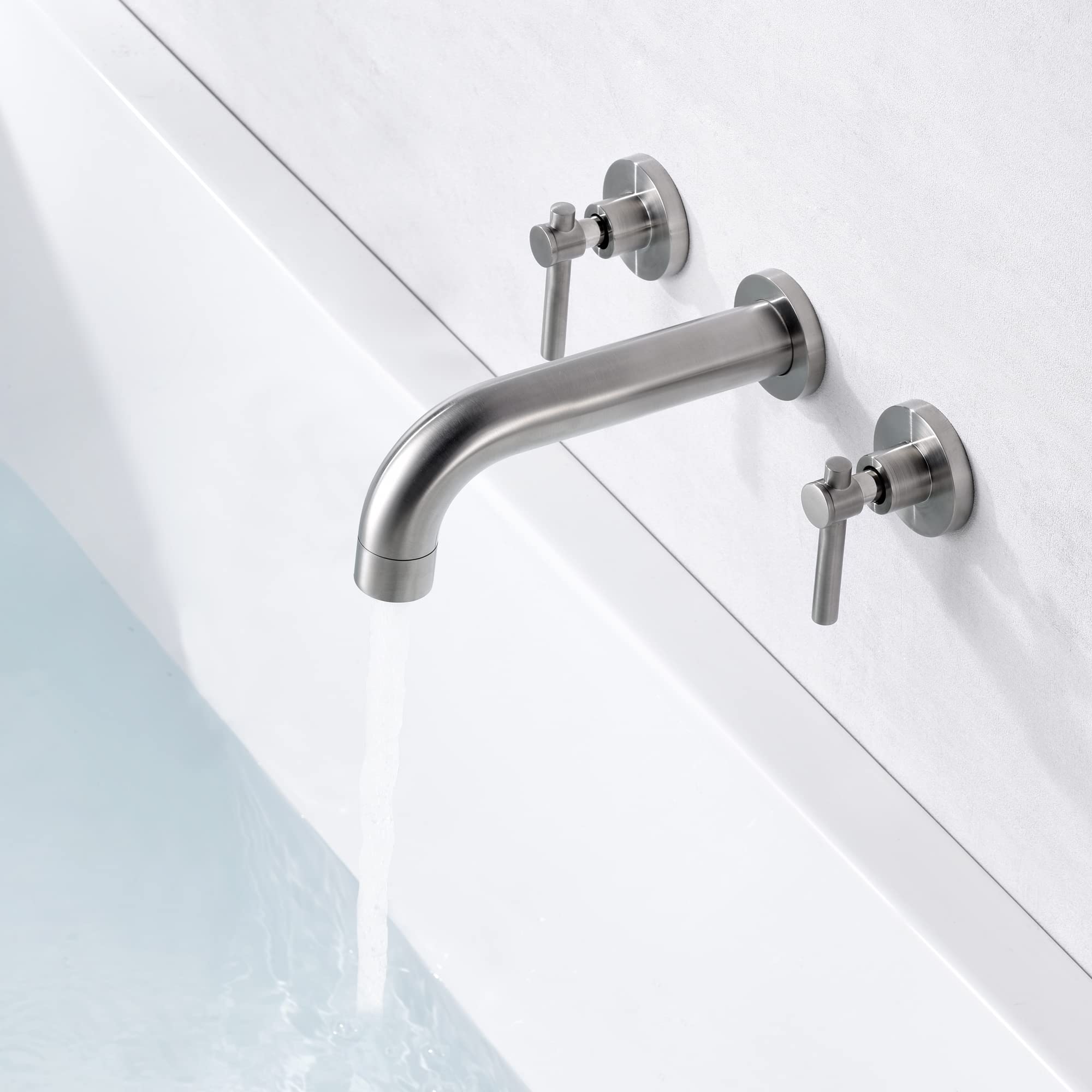 Bateria łazienkowa ścienna S1394NI + bateria wannowa ścienna S2134NI-SR