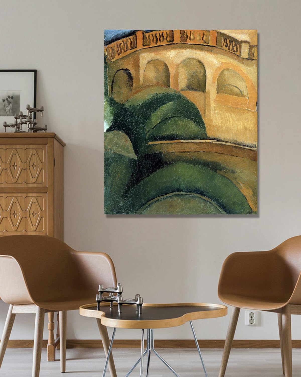 NHLDZYH Raoul Dufy Prints, (arkady), plakat podróżny w stylu vintage, sztuka impresjonistyczna, obraz ścienny na płótnie do dekoracji domu, 30 x 36 cm, tylko płótno