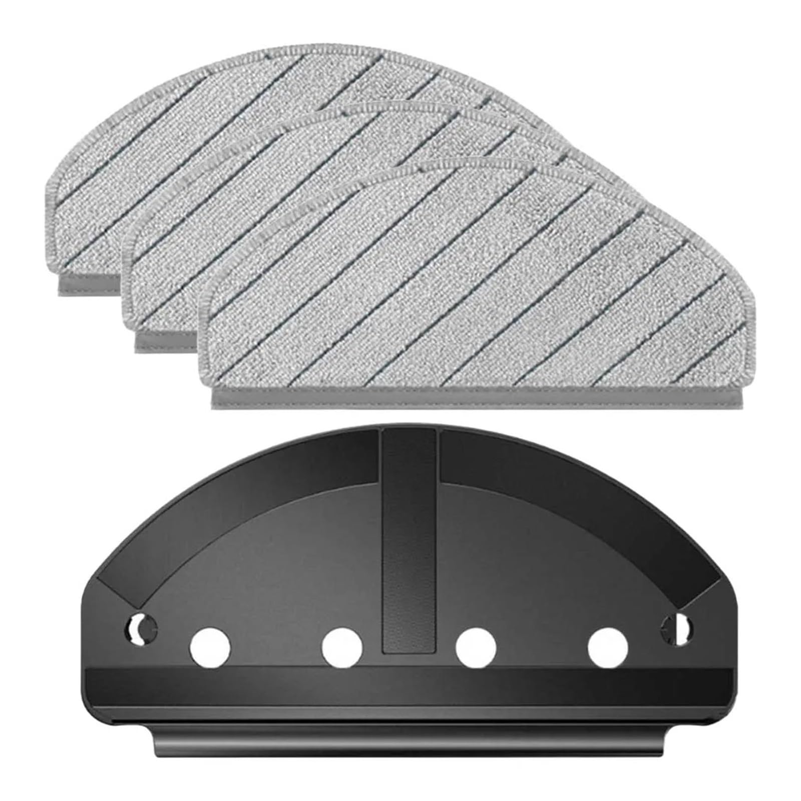 FCOIN Mop Holder With Mop Cloths， Compatible for Ecovacs， Compatible for DEEBOT， N20/N20PLUS/N20For PROPLUS/N20Pro/Family Robot Vacuum cleaner parts
