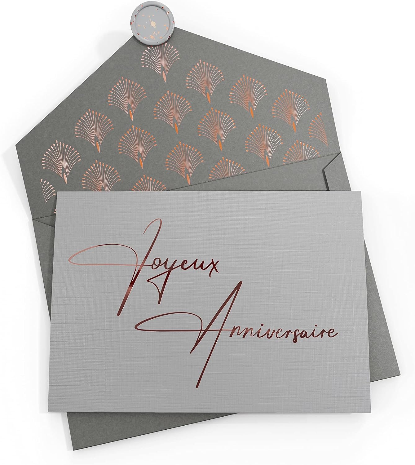 Carte “Heureux Anniversaire” Thème Transport - Avec Enveloppe, Neuf, Qualité Luxe, Origine France