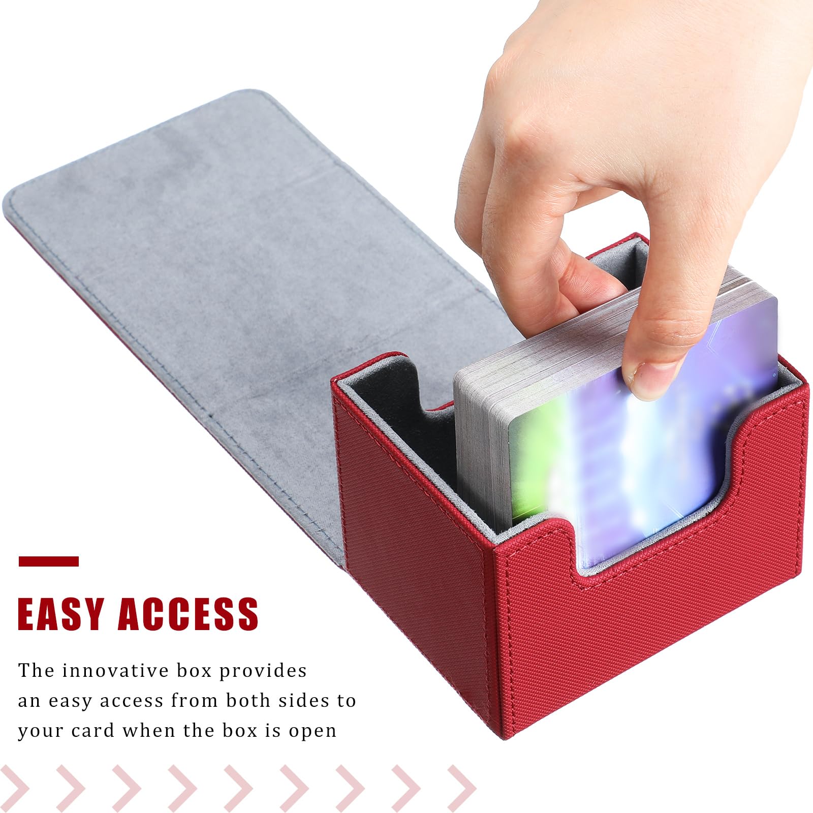 Amazon.com: Yookeer 6 Pack Leather Deck Cases 100+ Card Deck Game