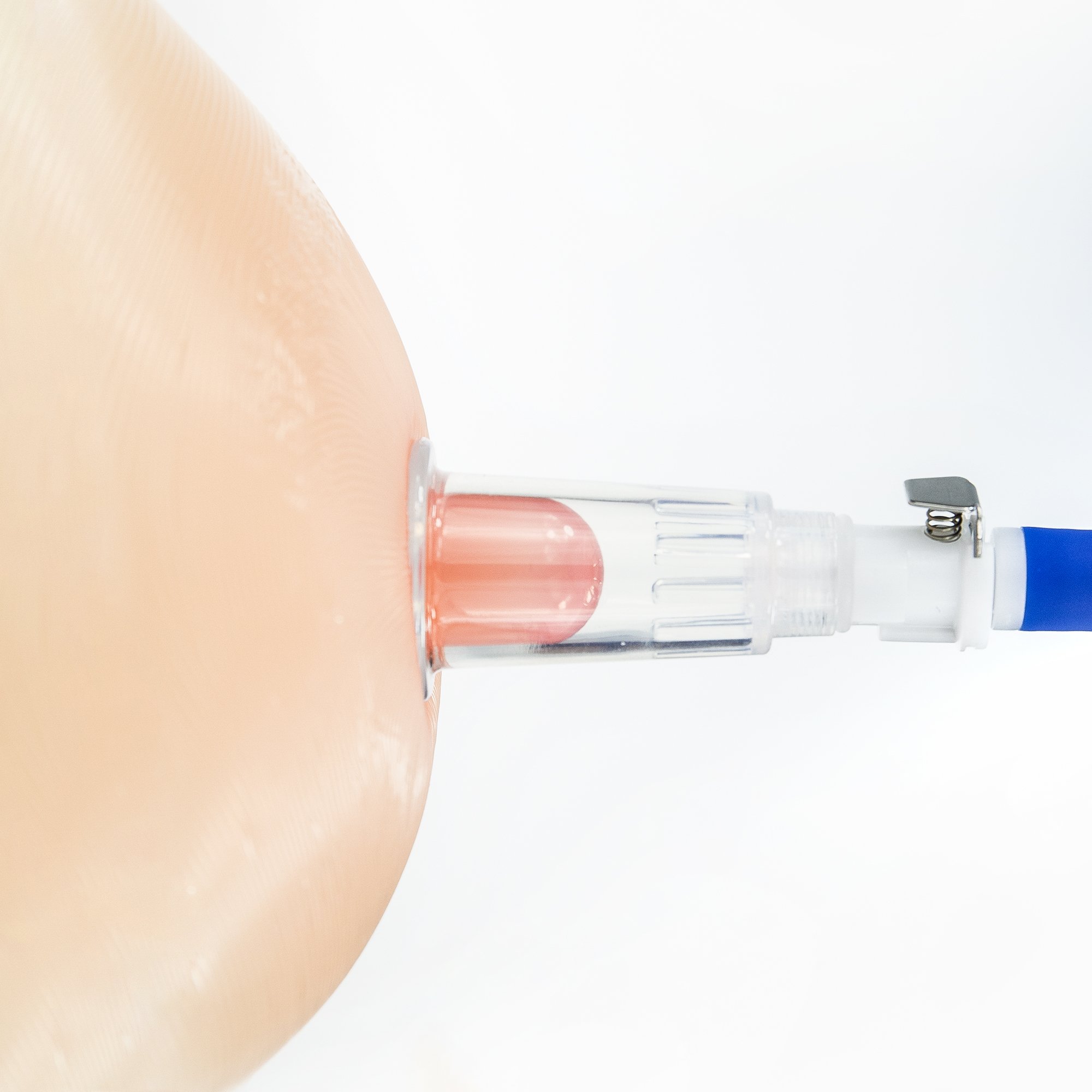 Marielove Aspirateur à tétons (Ø 18 mm) avec haute puissance d'aspiration incl. système de tuyau, pompe de poitrine amovible, idéal comme jouet BDSM