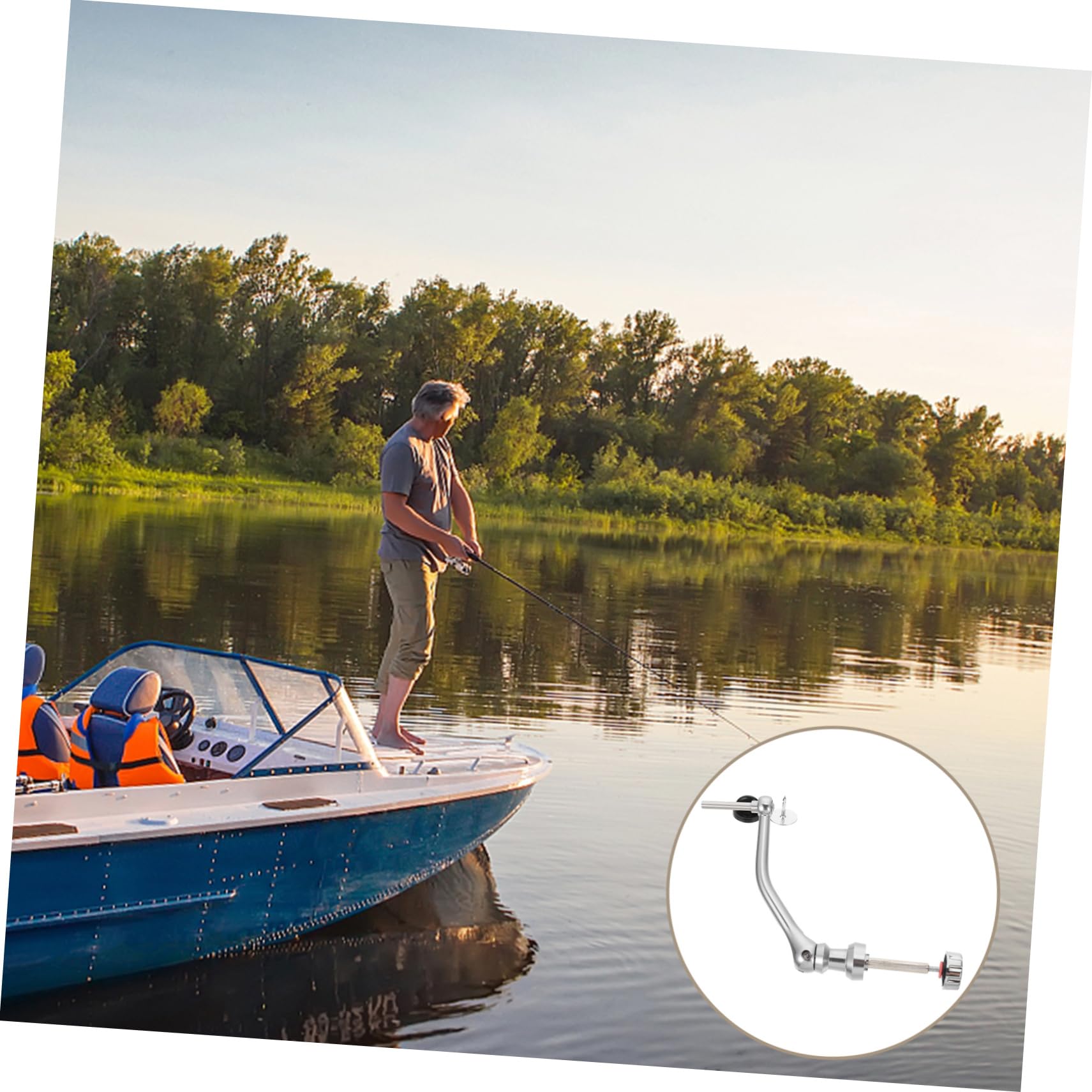 POPETPOP Lot De 5 Poignées De Moulinet De Pêche Dextérieur Pièces De Rechange Rotatives pour La Pêche À La Ligne