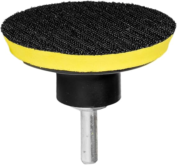HIFROM 3-Inch/80mm Hook & Loop Backing Pad Orbital Sander Polisher Sanding Pad M10 Drill Adapter