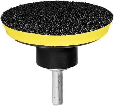 HIFROM 3-Inch/80mm Hook & Loop Backing Pad Orbital Sander Polisher Sanding Pad M10 Drill Adapter