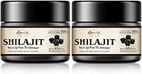 Vista 10 de Shilajit - Resina Shilajit orgánica pura del Himalaya, 600 mg de máxima potencia, resina Shilajit orgánica natural con más de 85 minerales traza