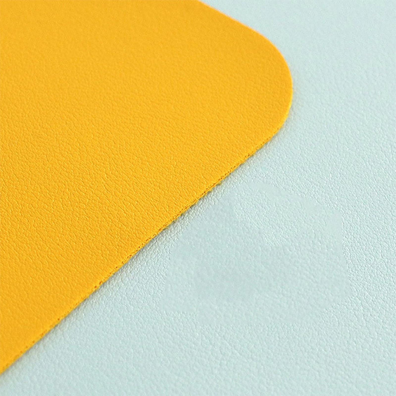 Sous-main rectangulaire souple et résistant à la chaleur, en cuir synthétique résistant à l'huile, antidérapant, imperméable, nappe de table pratique
