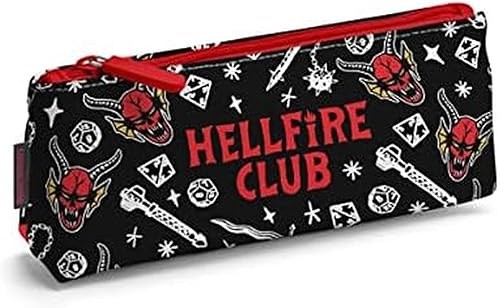 Genuine Fred Stranger Things - Bolsa para accesorios, Hellfire Club, multicolor