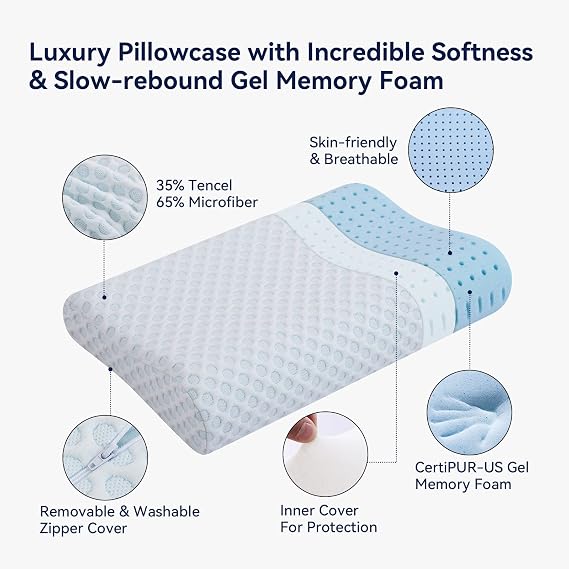 Hcore Contour Memory Foam Pillow