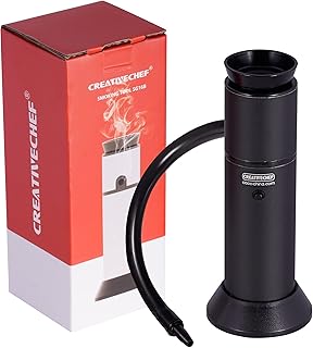 CREATIVECHEF Smoking Gun, Portable Food Smoker, Cocktail Smoker,Smoking or Smoke Meat, Fish, Sauces,Indoor-Outdoor Smoke Infuser Machine | Excellent Gift