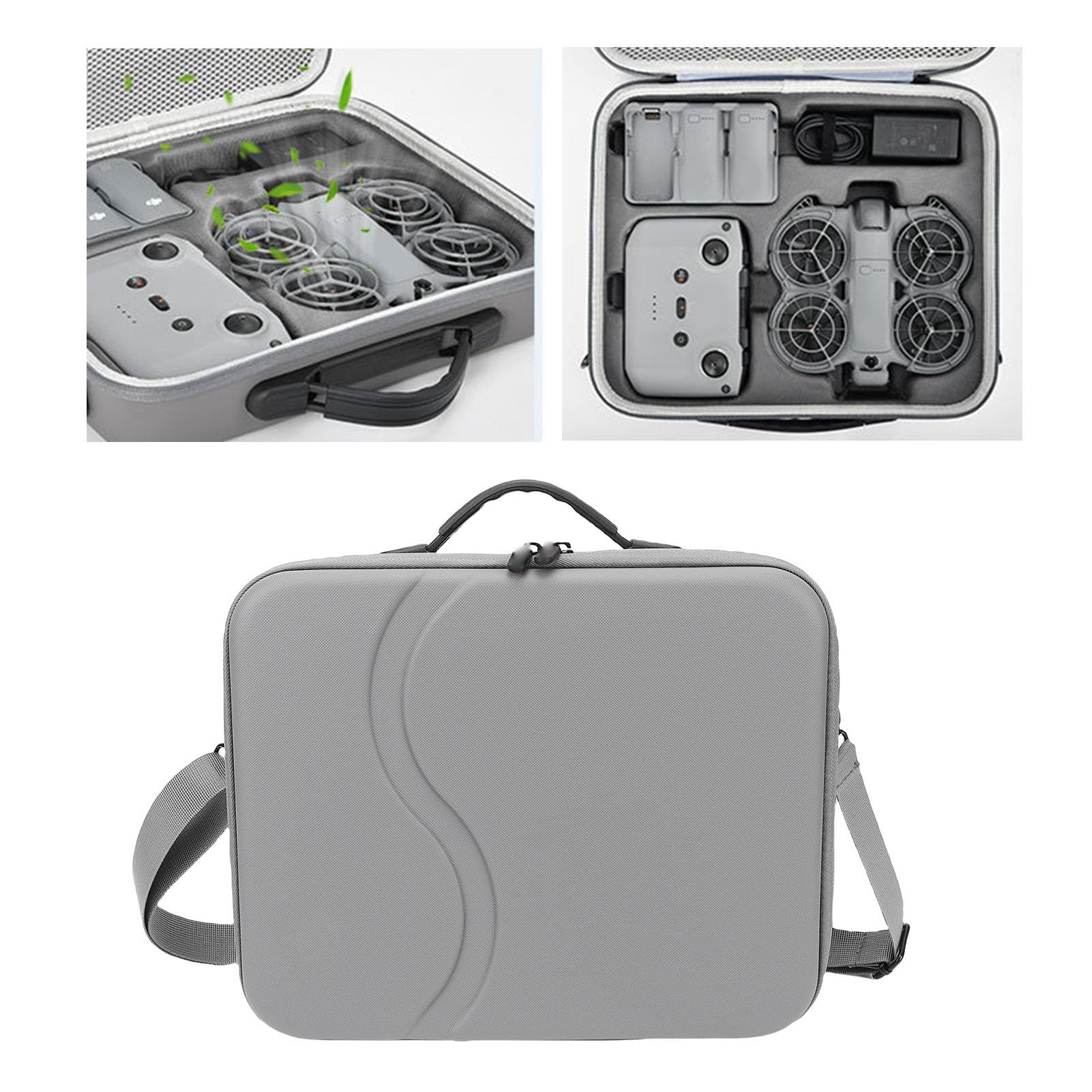 Custodia per Trasporto Drone, Borsa Protettiva Portatile in PU con Tracolla per Accessori Drone Neo 2, Design Antispruzzo e Antiurto per Uso Esterno