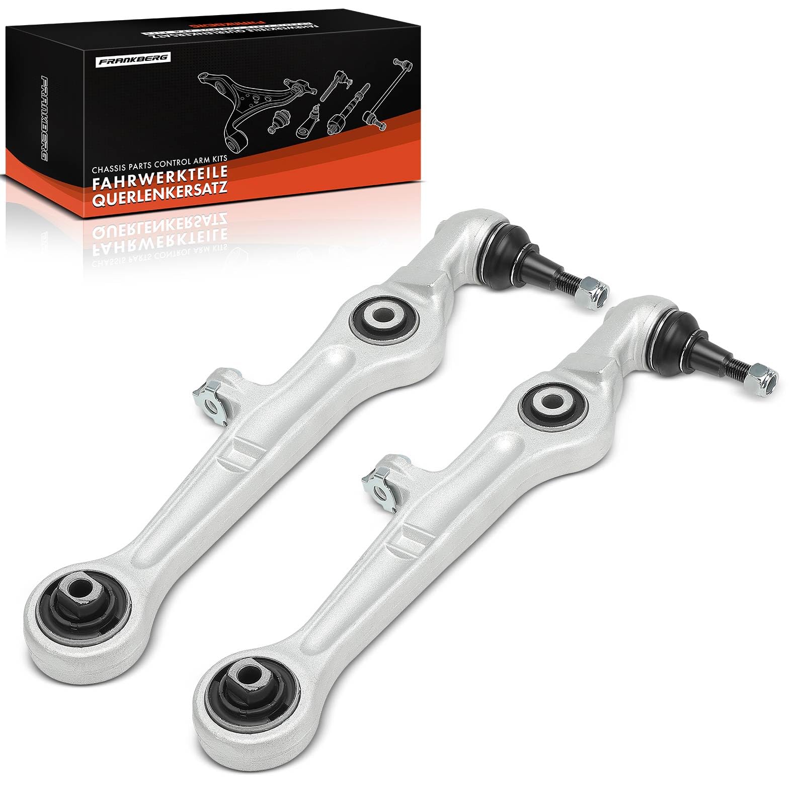 Frankberg 2x Querlenker Vorne Unten Kompatibel mit A4 800 A4 Avant 800000 A4 Avant 8ED Exeo ST 3R5 A4 Cabriolet 8H7 A4 8EC A4 Cabriolet 8HE Exeo 3R2 Replace# 8E0407151R