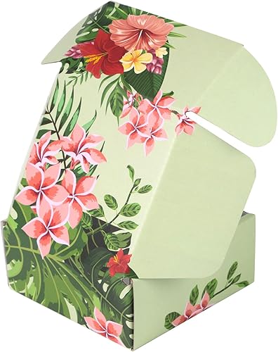 Miniatura 9 de soxuding Cajas de regalo pequeñas de Navidad con tapas, paquete de 24 cajas de envío de Navidad de 4 x 4 x 2 pulgadas, cajas de regalo de cartón