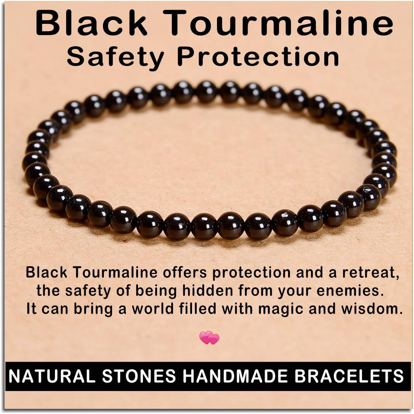 Handmade Gemstone Stretch Elastic Bracelet Crystal Healing Reiki Nature's Beauty and Spiritual Essence Unisex