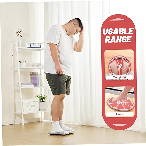 Miniatura 2 de NOLITOY Báscula de peso digital portátil pequeña báscula de viaje con superficie templada resistente a los arañazos, pantalla de fácil lectura para