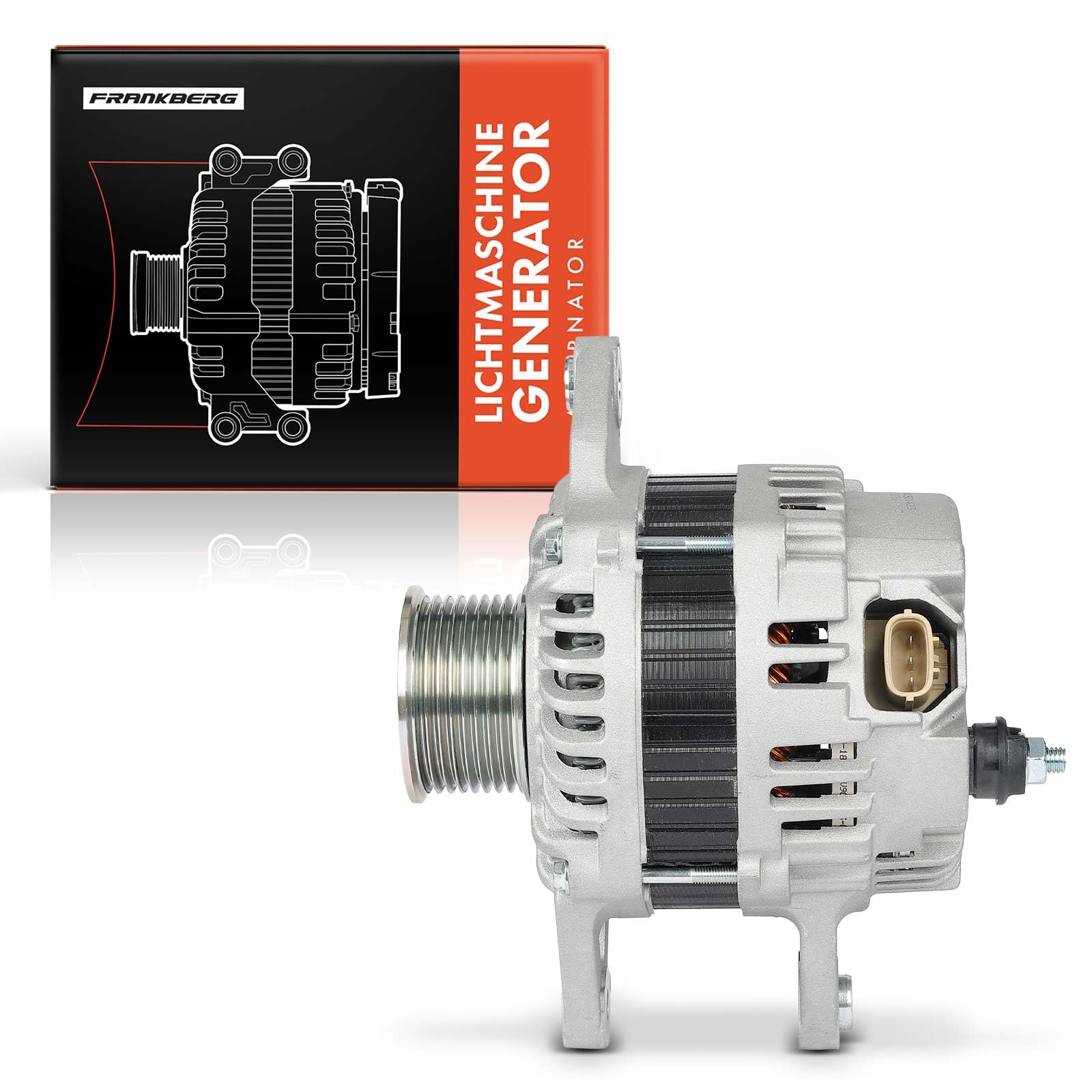 Alternateur 90A Pour Fiat 500, Panda, Punto - Compatible Essence 1.2L 1.4L (2007-2024)