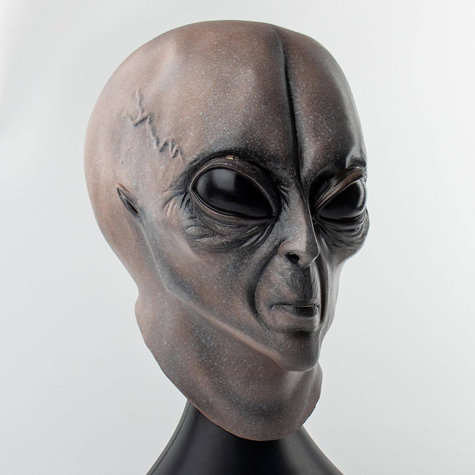 iFCOW Alieno per adulto, realistica Alien Safe Latex Head Cover Extraterrestre Biologico per Carnevale Halloween Cosplay Party