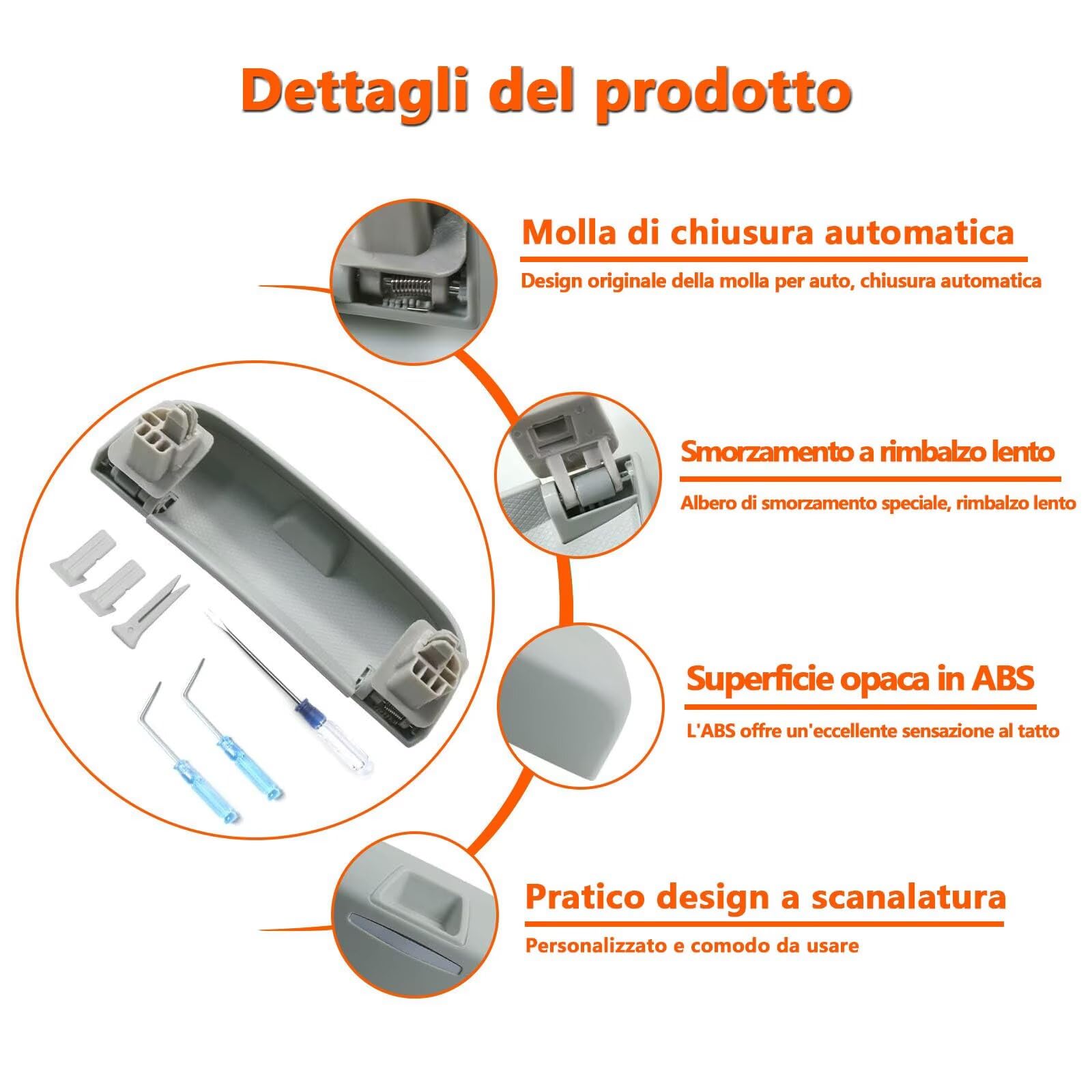 genérico por Encargo Soporte Gafas Coche Compatible con MG HS PHEV 2020-2026,Accesorios para el Interior del Coche,Soporte Gafas Coche