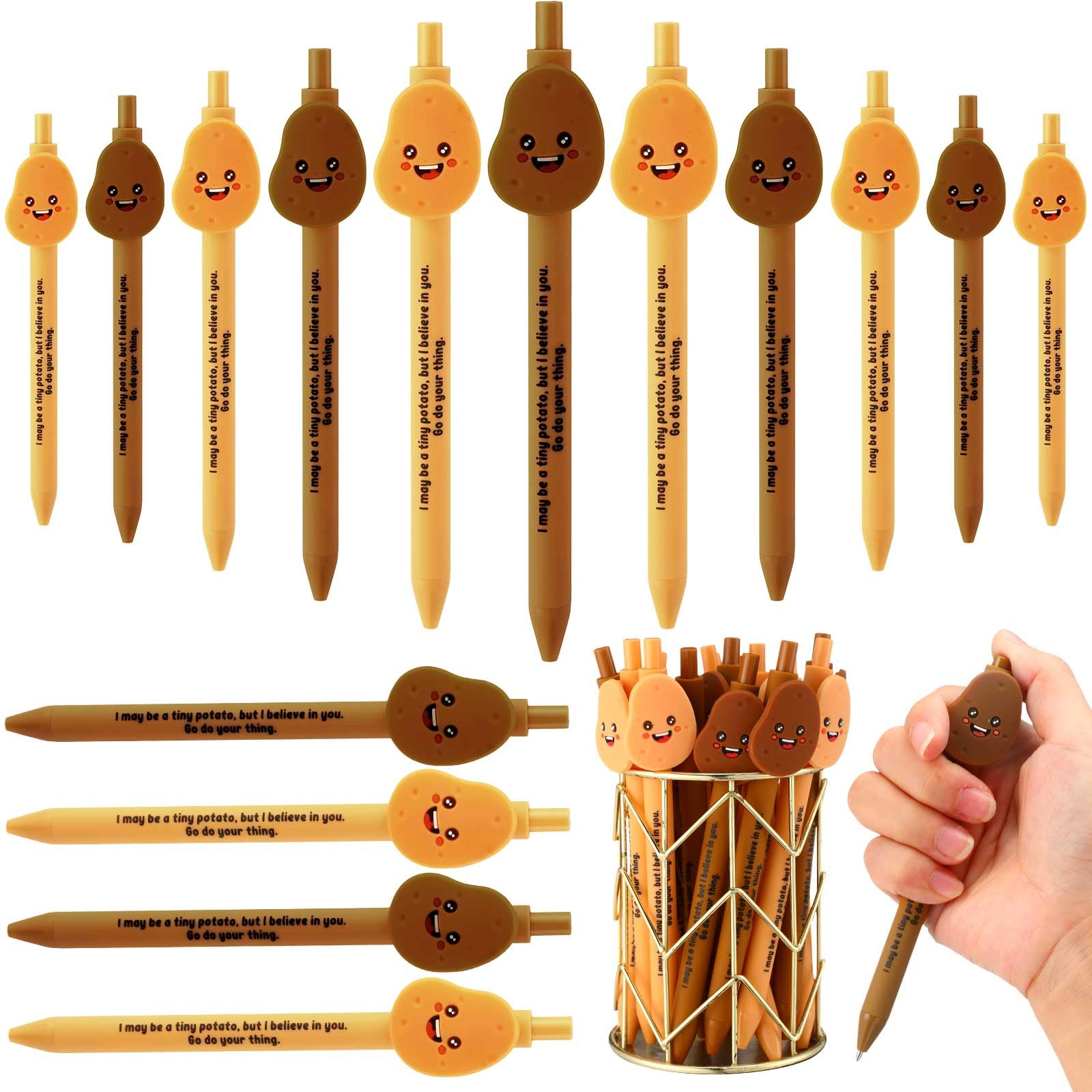 MotiMind 30 Pcs Valentine Day Inspirational Positive Pens Bulk Employees Appreciation Gifts Affirmation Motivational Quote Pens for Coworker Team