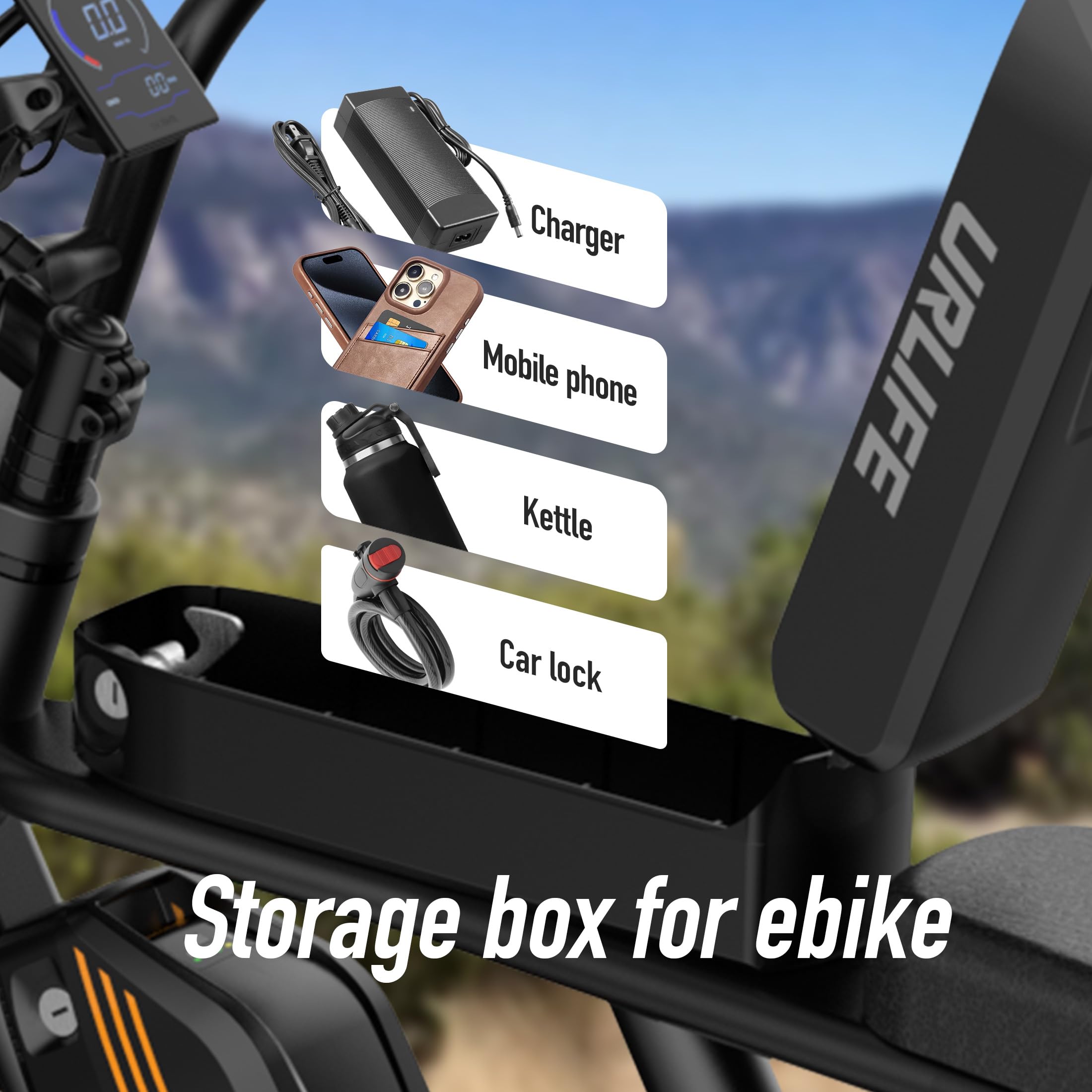 URLIFE 20" x4 Elektrofahrrad für Erwachsene, E-Mountainbike mit 48V 15,6Ah abnehmbarem Akku, Reichweite bis zu 120km, LCD Display, 7-Gang, All-Terrain Fat Tire E-Bike mit Federung (Grau)