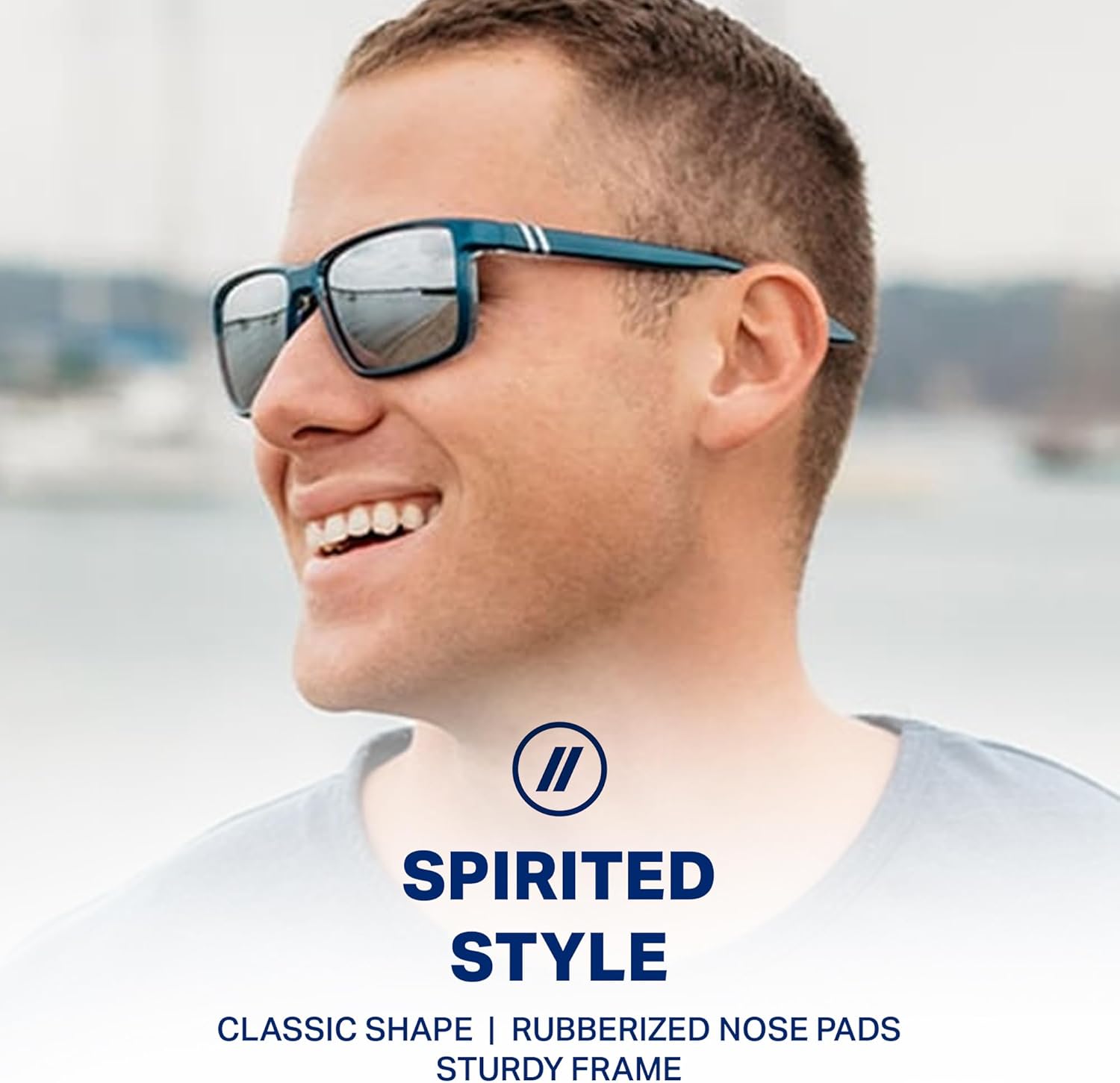Blenders Eyewear Mesa – Polarized Sunglasses – Modern Wraparound Frames – 100% UV Protection – For Men & Women