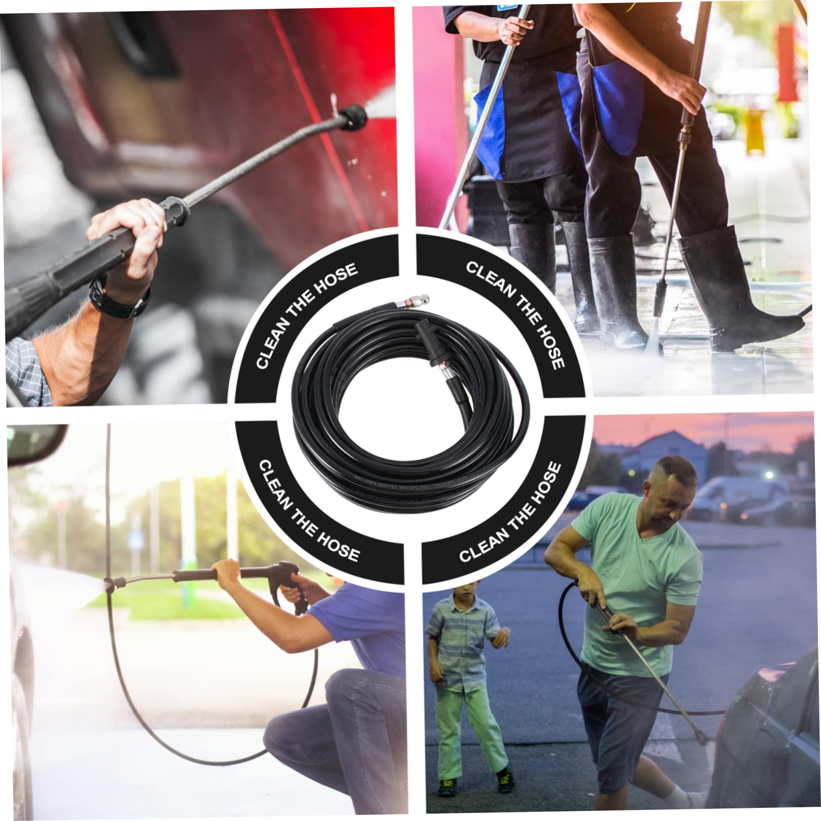 Generic 1Pc High Pressure Washer Hose for Heavy Duty Power Washer Hose Compatible with Electric Pressure Washers Flexible and Durable Cleaning Hose