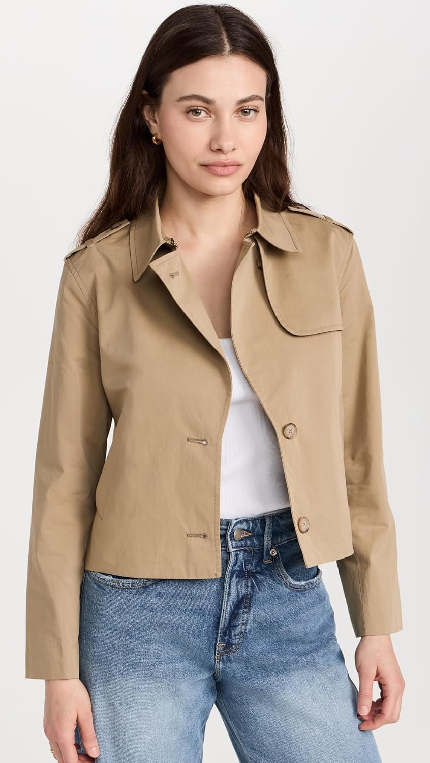 FRAME Women's Short Trench Jacket - Image 2