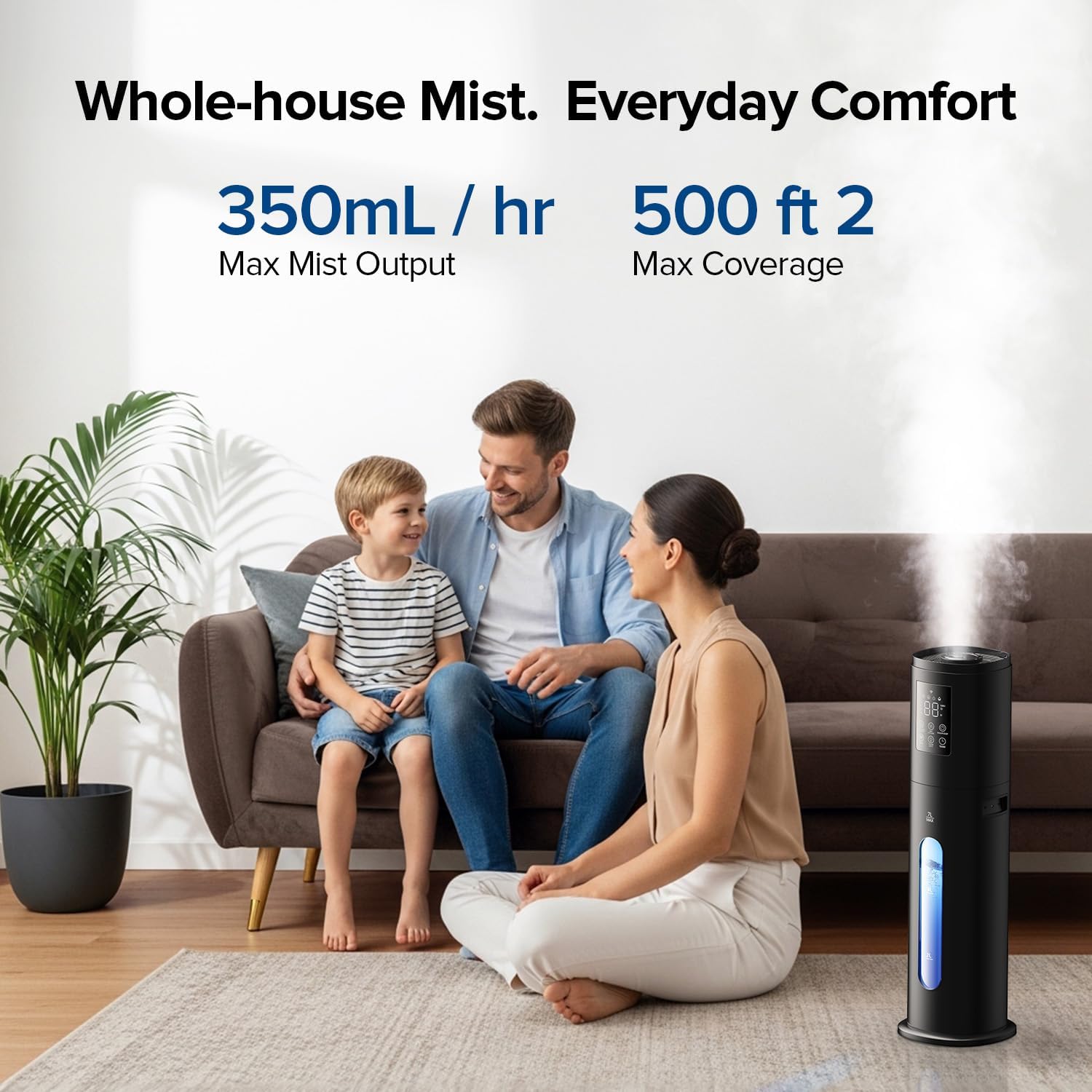 Jingkey Humidifier: Whole-house Mist for Everyday Comfort