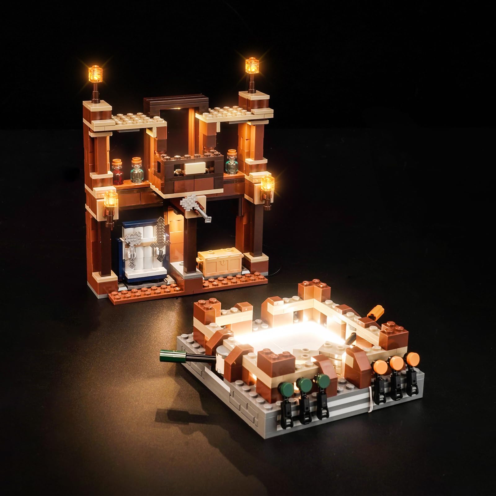 Light Kit Compatible with Lego Woodland Mansion Fighting Ring 21272 (No Model) - Image 2