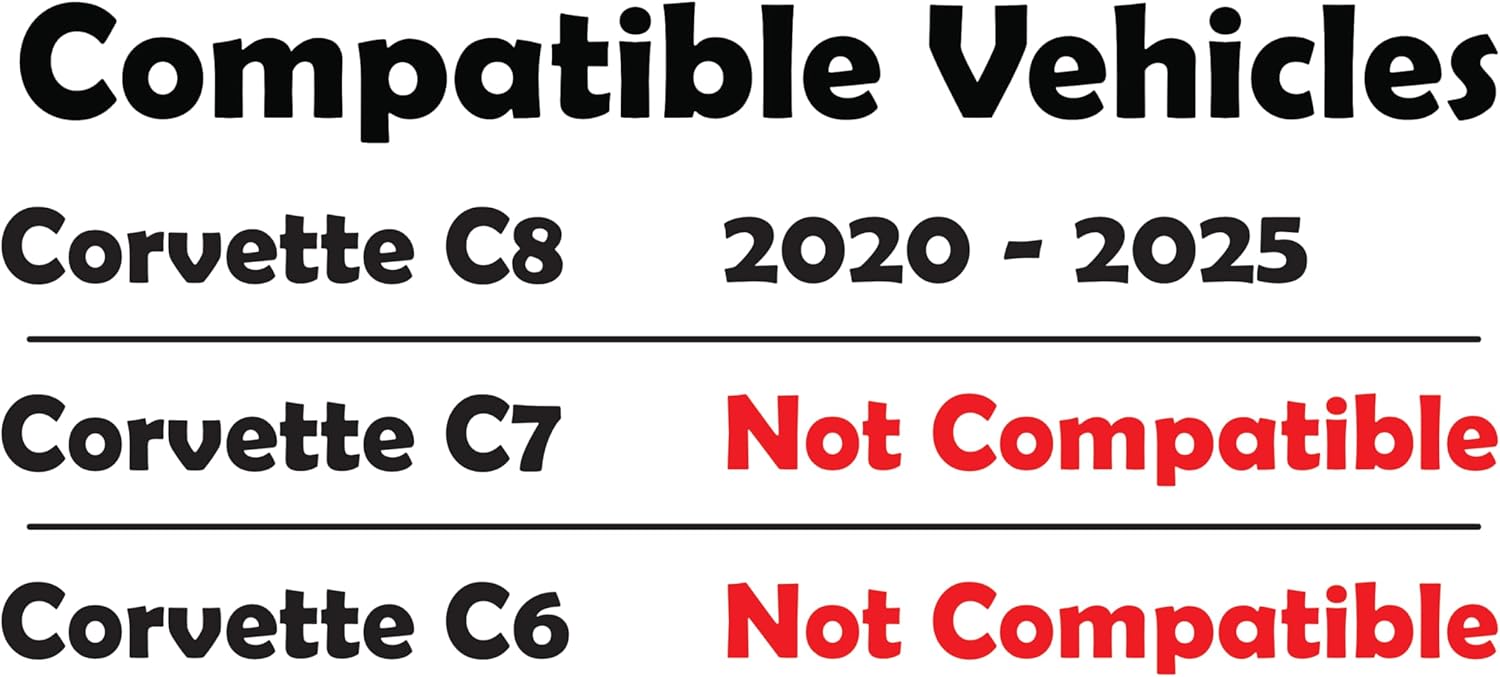 Radar Holder for Uniden R7 Compatible with C8 Corvette - Black (Black)