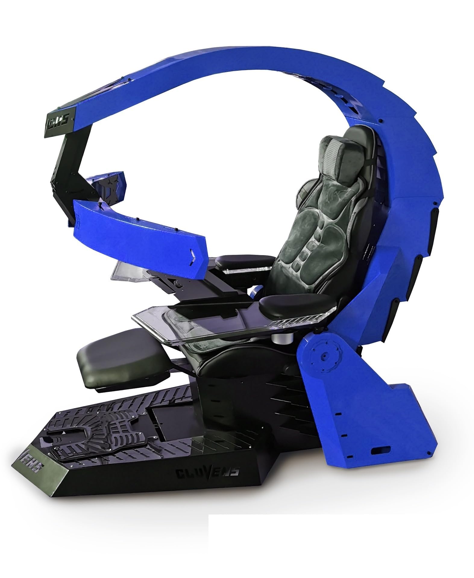 PXDRB Computer Cockpit Chair Kirin Integrated Zero Gravity Computer Cockpit Massage Esports Cockpit Esports Chair Supports 5 Screens