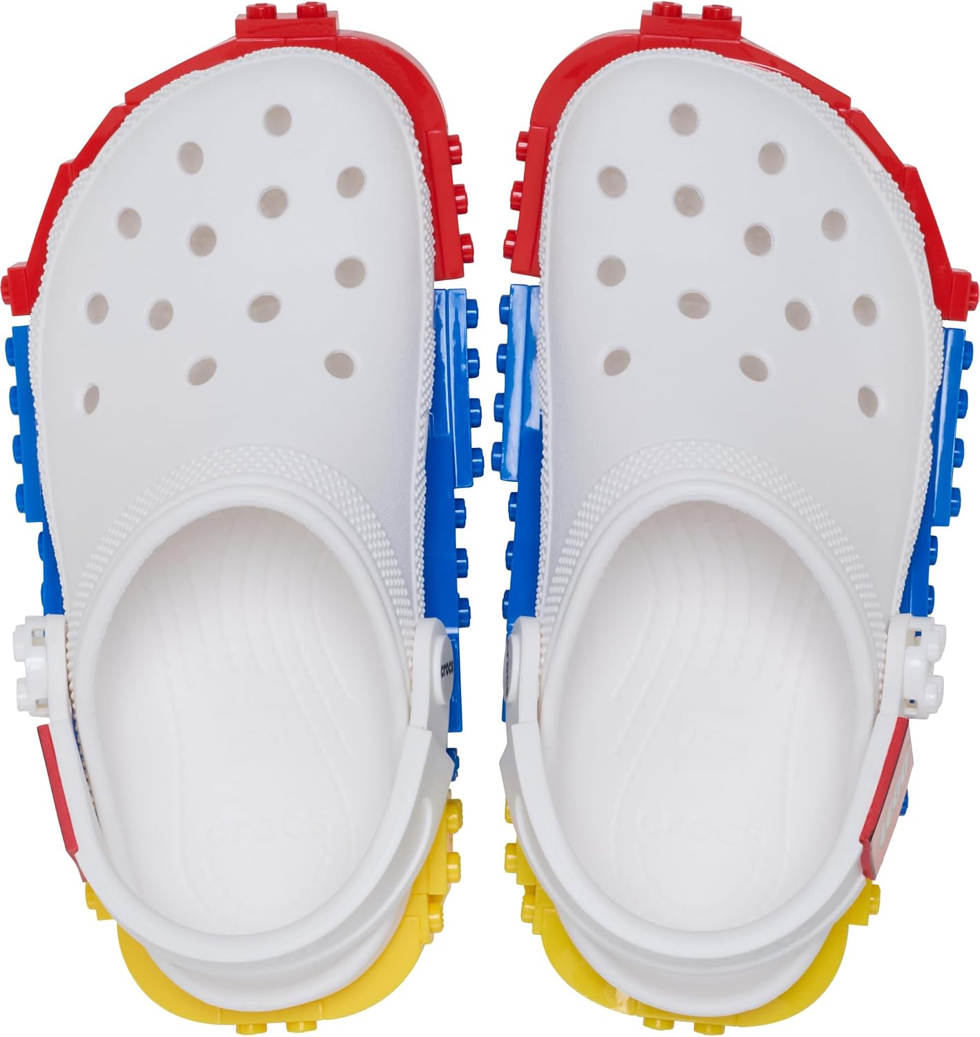 Crocs Unisex-Child Classic Lego System Clogs, Lego Shoes for Kids