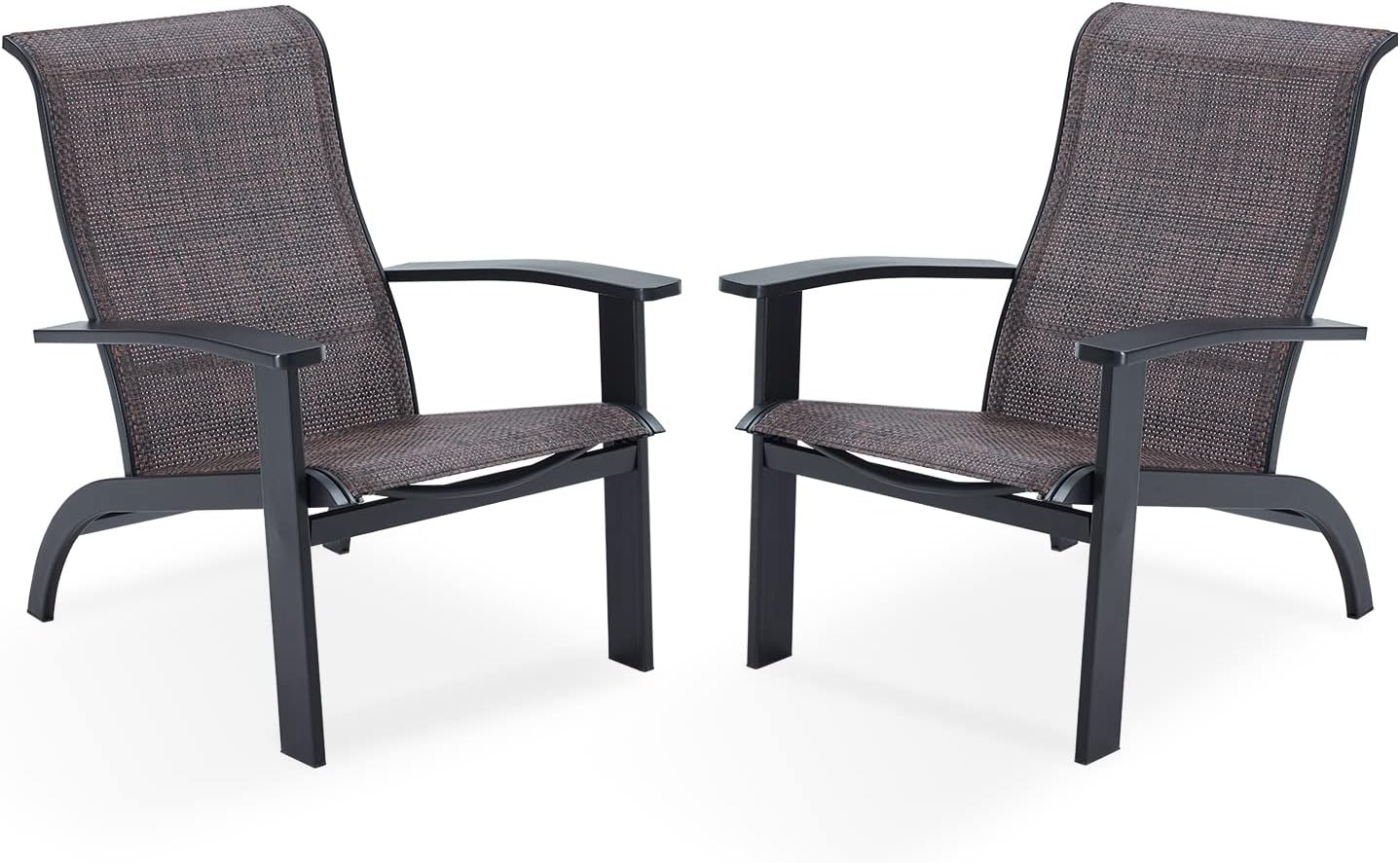 VICLLAX Patio Adirondack Chair Set of 2, Outdoor Adirondack