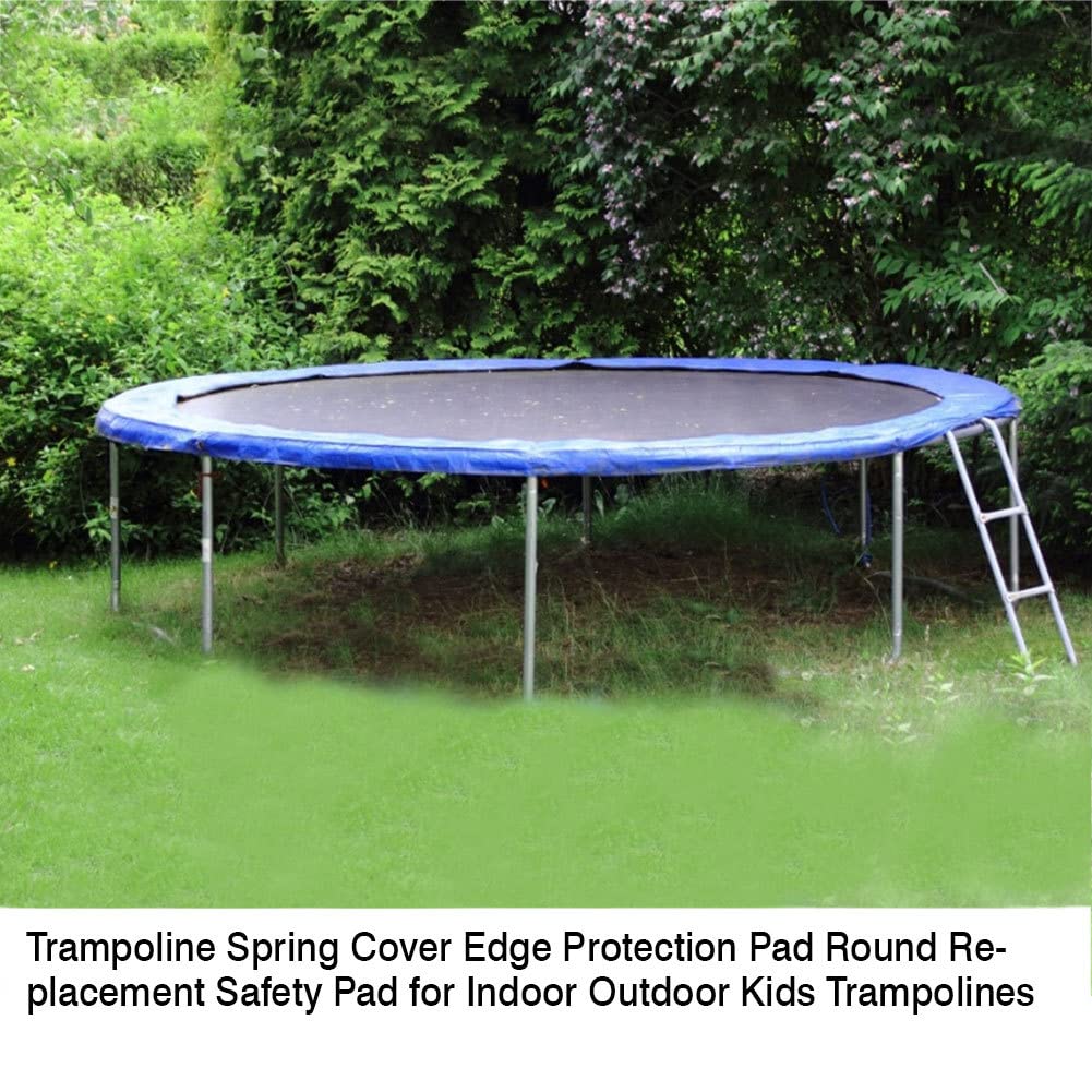 Os?ona kraw?dzi trampoliny, Ø 122 cm, odporna na dzia?anie promieni UV, odporna na rozerwanie, ochrona kraw?dzi, mata bezpiecze?stwa z piank? EPE, akcesoria do trampoliny, niebieska