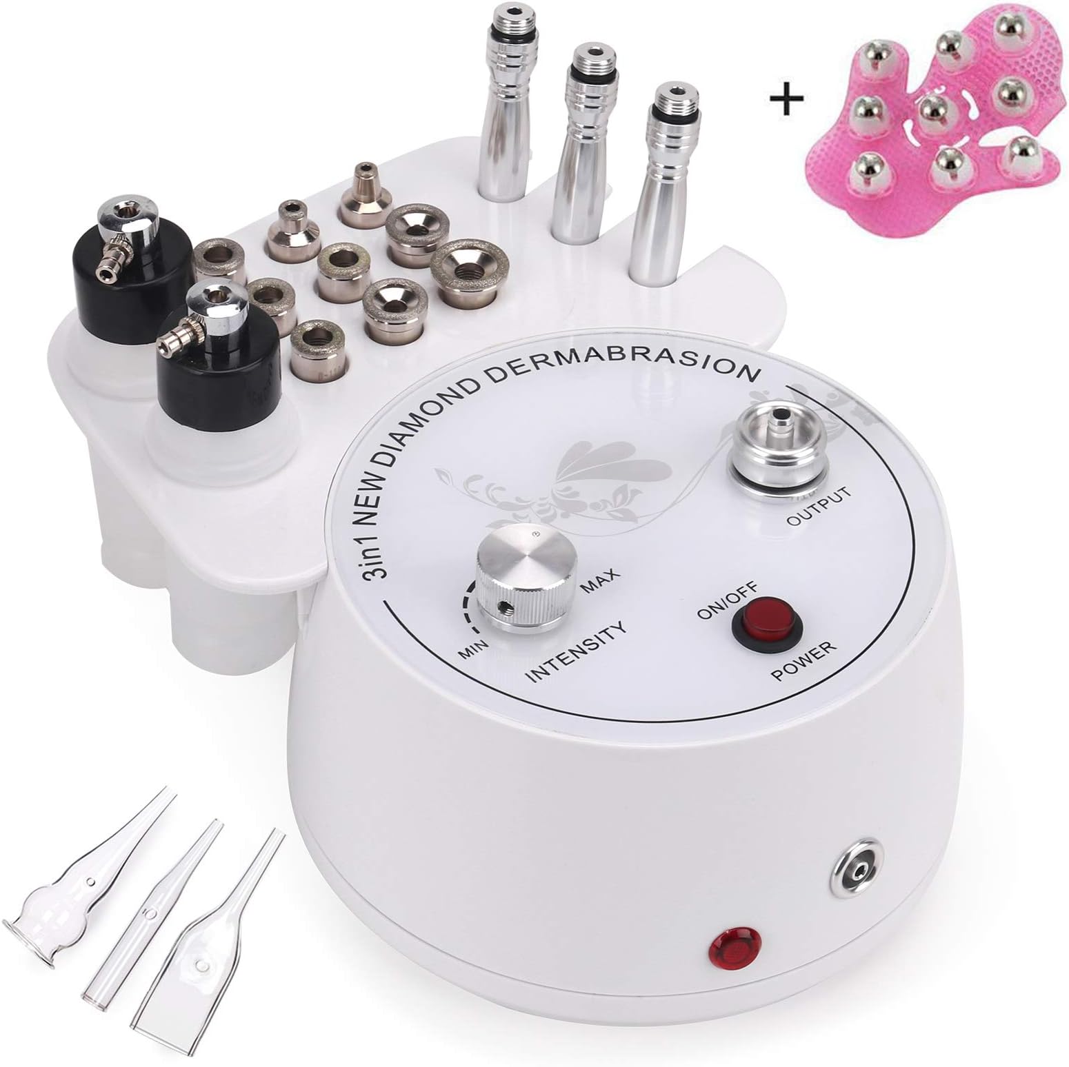 MYSWEETY Professional Diamond Microdermabrasion Machine w/Vacuum & Spray for Home Use Facial Skin Care Salon with Hand Held Massager…