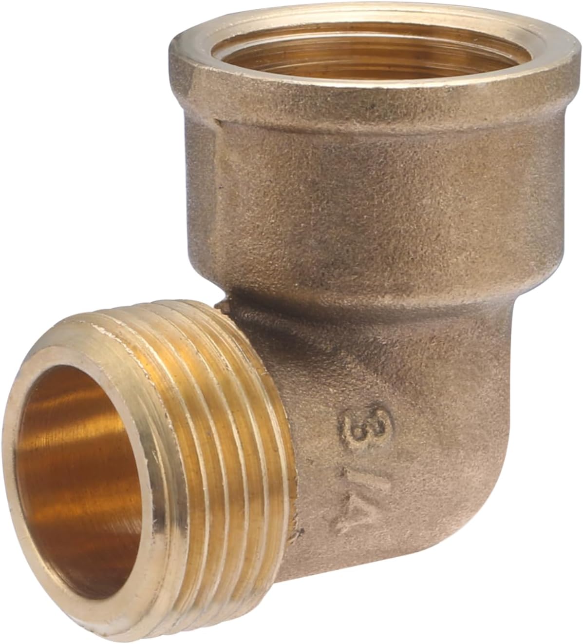 Arcanaute Lot De 10 Mamelons Laiton 3/4 (20/27) Mâle/Mâle - Raccords Plomberie Avec Joint Plat