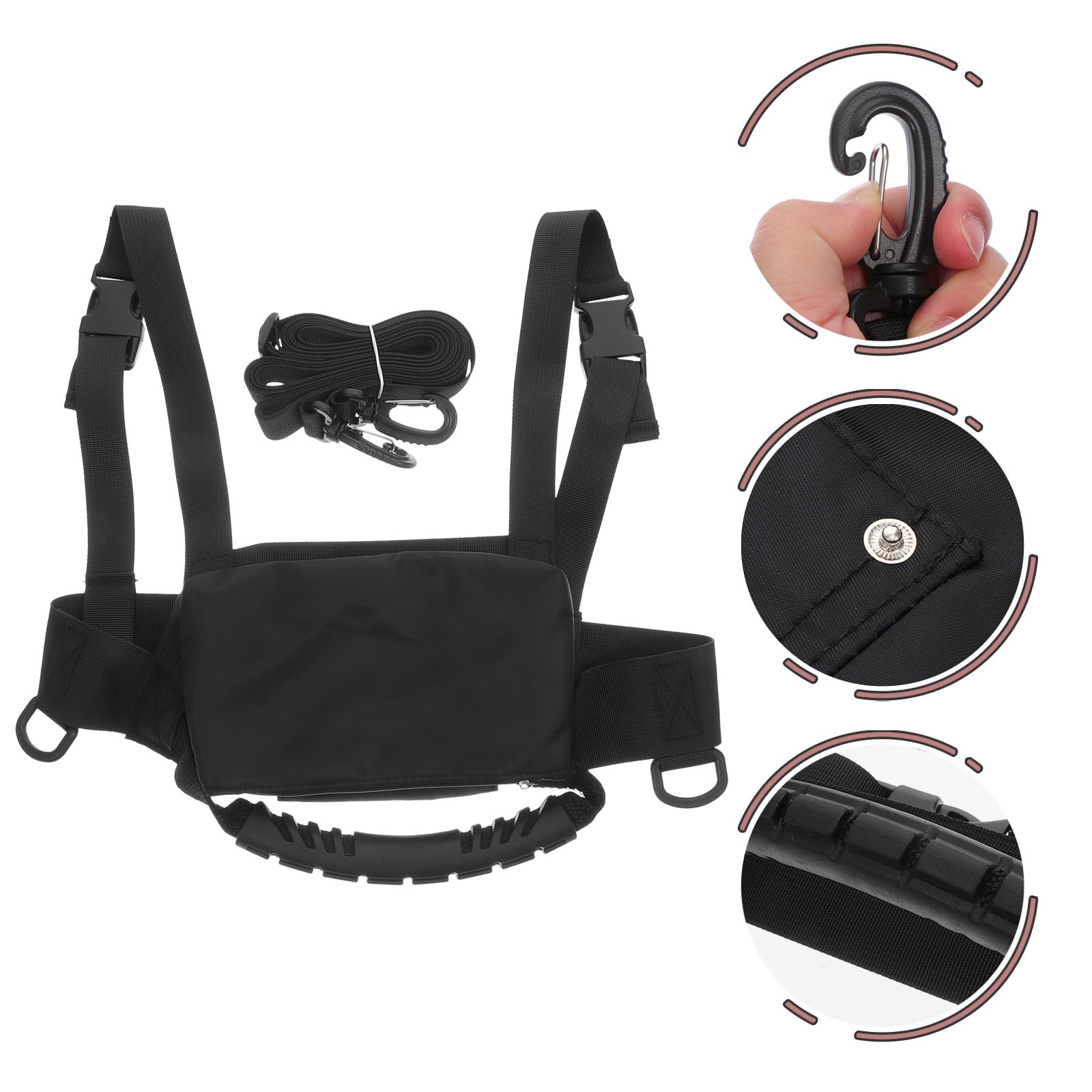 Harnais de Ski et Patinage Garçon Fille Ceinture Anti-chute Ajustable Sangle Équilibre pour Garçon et Fille