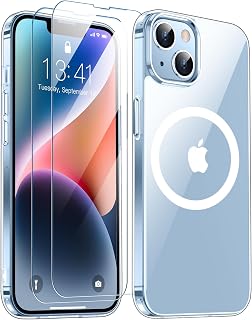 SPIDERCASE Magnetic for iPhone 13 Case for iPhone 14 Case,Clear