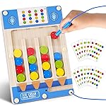 Montessori Wooden Sensory Autism Toys: 4 5 6 Year Old Girl Boy Birthday Gifts | Toys for 4-5-6-7 Year Old Boys Girls, Magnetic Puzzles for Kids Ages 4-7, Preschool Educational Learning Autistic Toy