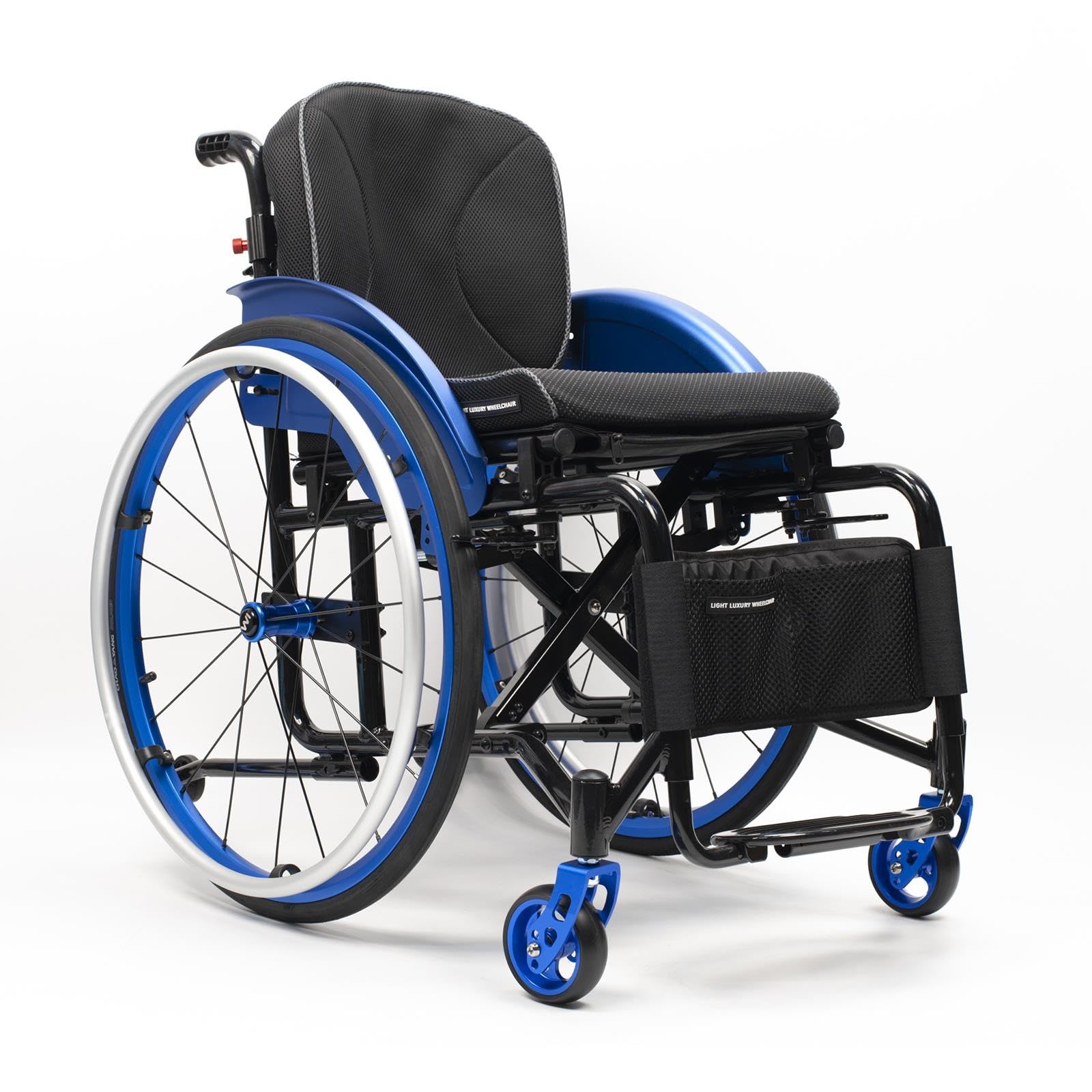 Sedia a rotelle sportiva leggera, sedia a rotelle pieghevole