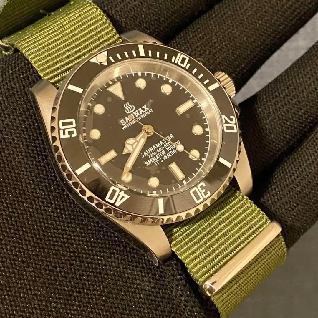 SAUN ダイバーズウォッチ サブマリーナ Amazonで販売中 SAUN ダイバーズウォッチ サブマリーナ Amazonで販売中