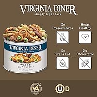 Vista 2 de Virginia Diner - Mezcla de bocadillos Wasabi 14oz Lata resellable de la mezcla perfecta para bocadillos, compartir o regalar
