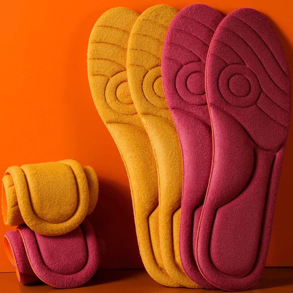 Vobumix Self Heated Insoles showing soft texture