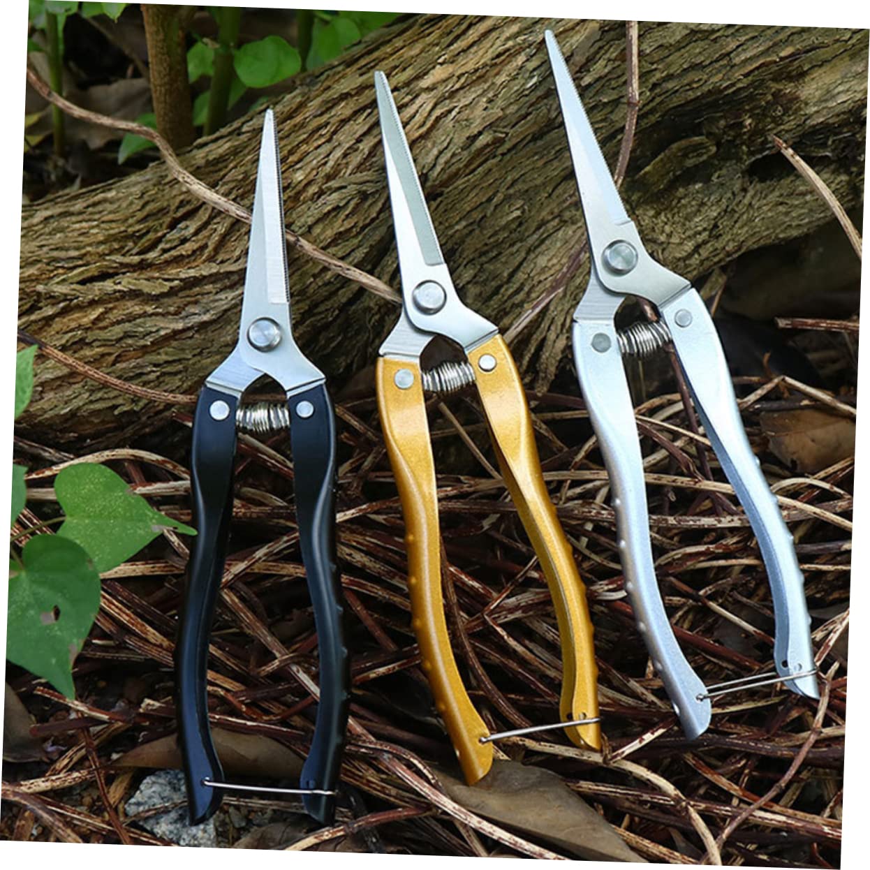 BESTonZON 20piezas Tijeras De Jardín De Inoxidable Para De Jardinería Tijeras Ergonómicas Para Diseño Cómodo