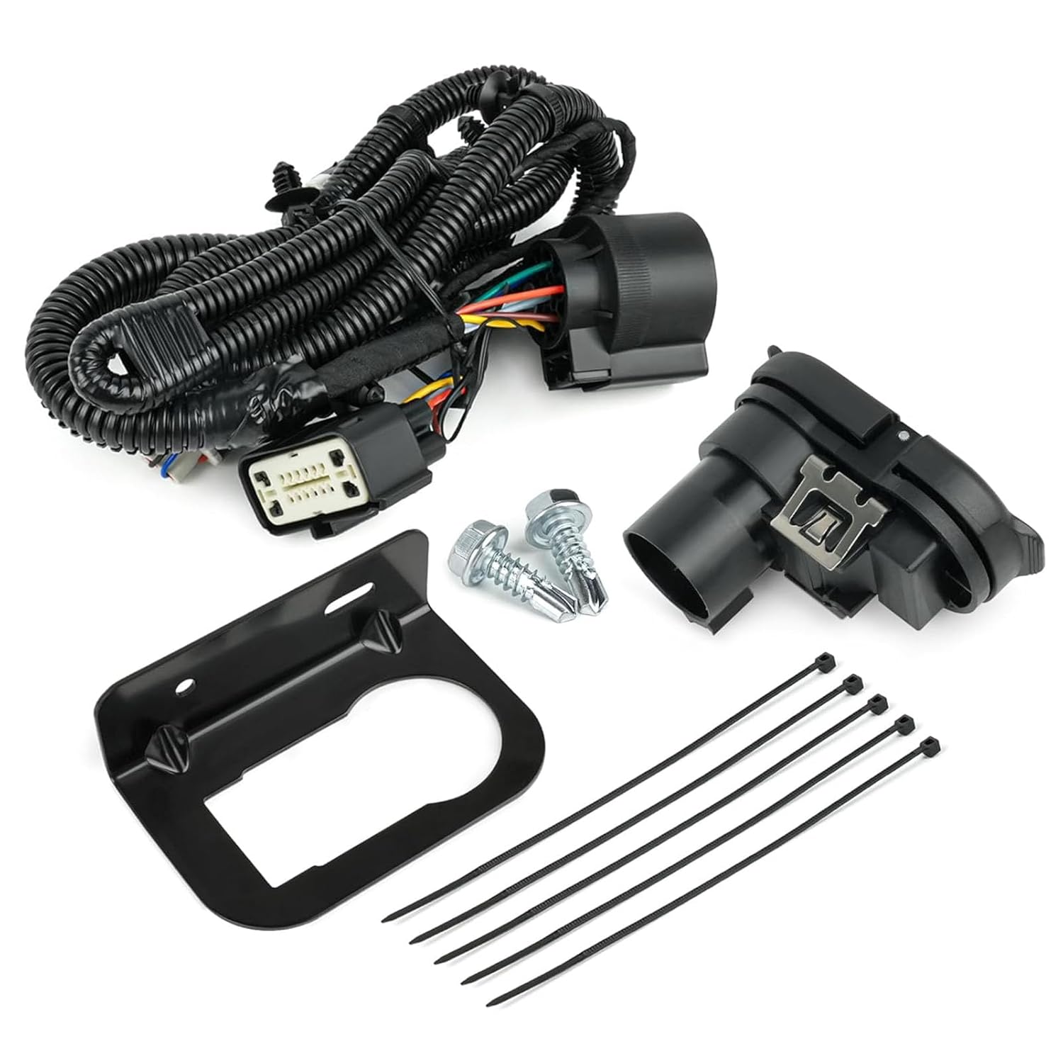 Automotive Accessories for 2015-2020 Tow Connector Wiring Harness HL3Z-13A576-D Hitches Wire Set Without Parking Aid Tow Trailer Set