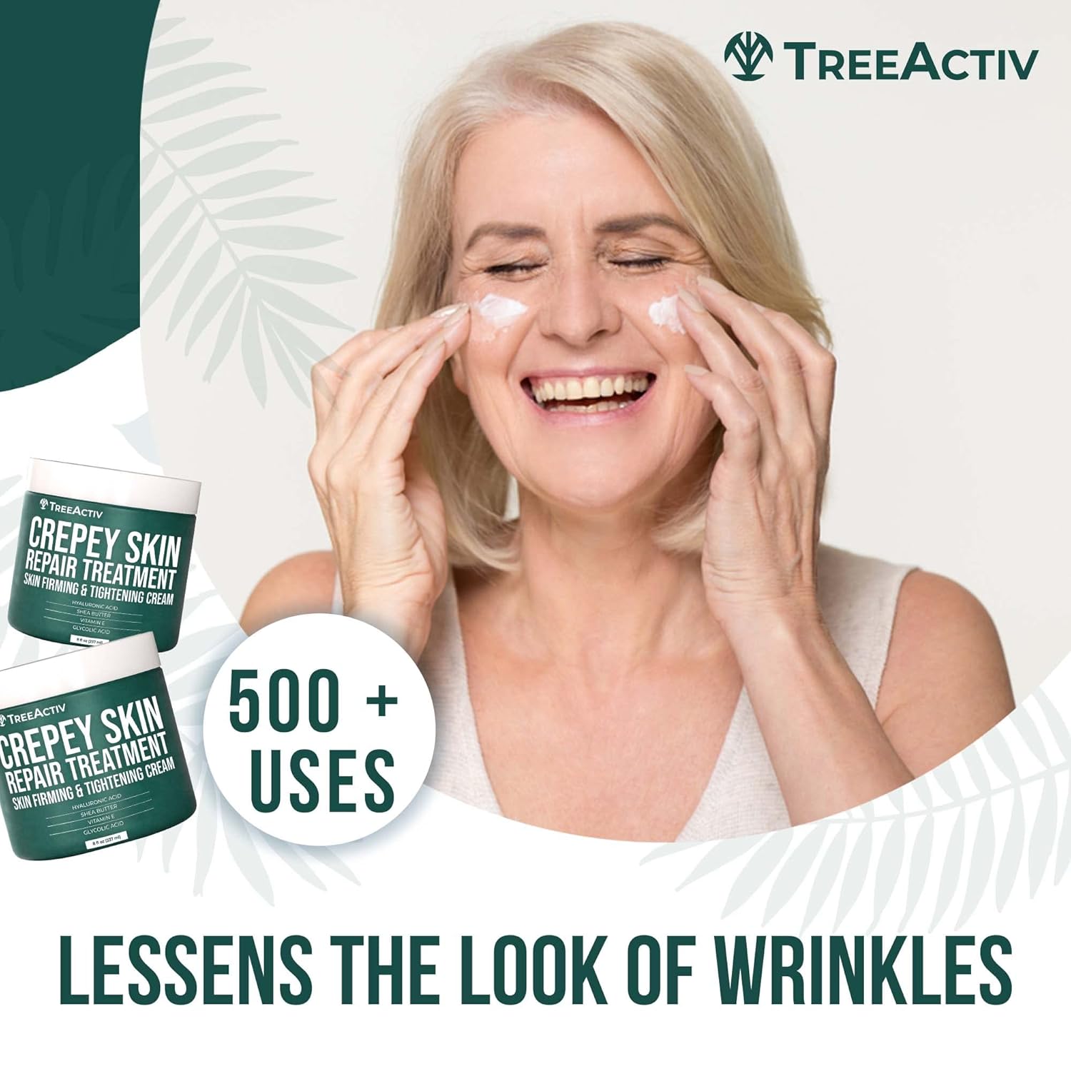 Buy TreeActiv Crepey Skin Repair Treatment, 8oz, Firming Crepe Skin