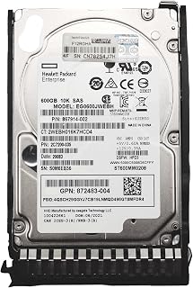 Goapongs Enterprise Hard Drive Replacement for HPE Server 600GB 12G SAS 10K ENT 2.5" SFF SC DS 872477-B21 872736-001(with Tray)