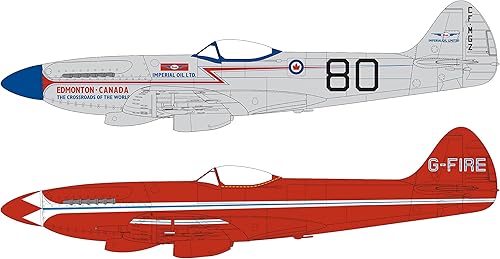 Miniatura 2 de Airfix Supermarine Spitfire MKXIV Civilian Schemes 148 Racing Aircraft Plastic Model Kit A05139